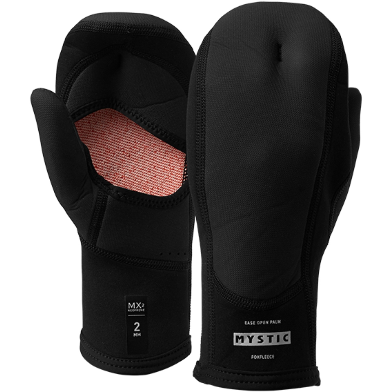 2026 Mystic Ease 2mm Offen Palm Handschuh 35015.250081 - Black